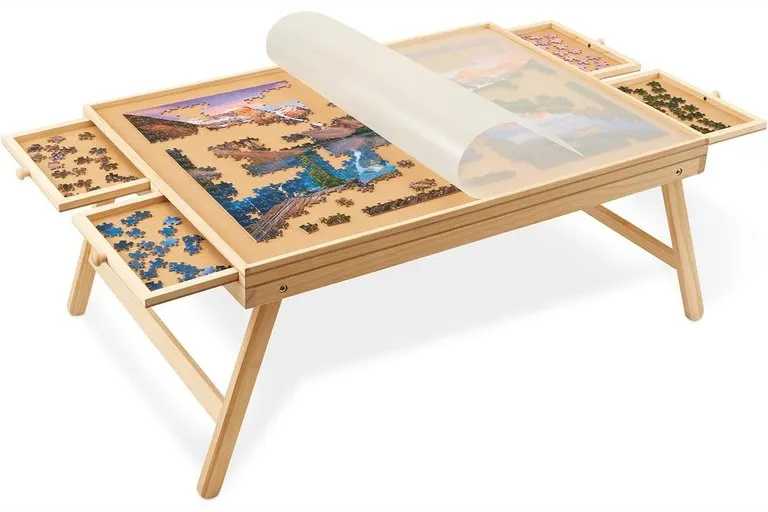Jumbl Wooden Jigsaw Puzzle Table